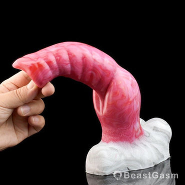 🐺 10” FENRIR Vibrating Wolf Dildo – Huge Werewolf Vibrator with Suction Cup - BeastGasm