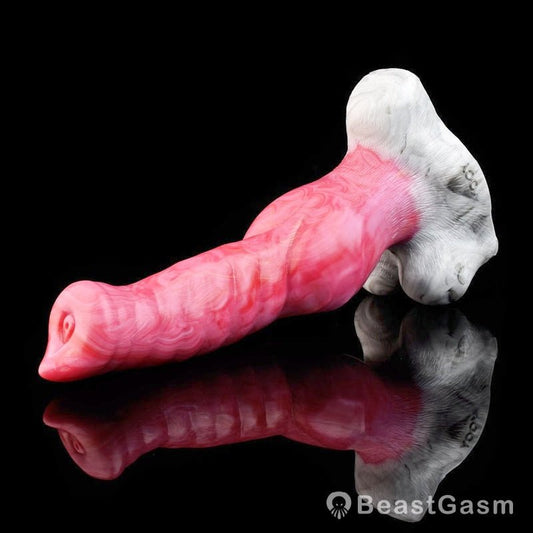 🐺 10” FENRIR Vibrating Wolf Dildo – Huge Werewolf Vibrator with Suction Cup - BeastGasm