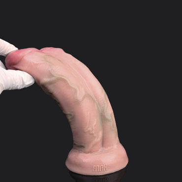Flesh Pink Realistic Double Dildo – Cut & Uncut for DP Play - BeastGasm