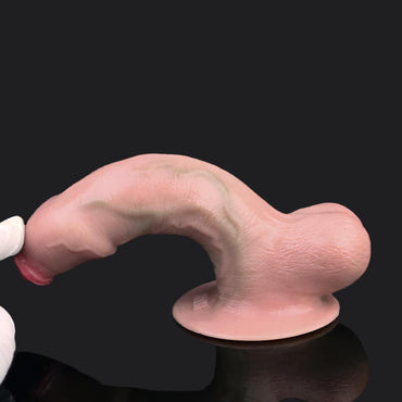 Flesh Pink Realistic Dildo – Uncut, Suction Cup for Real Play - BeastGasm