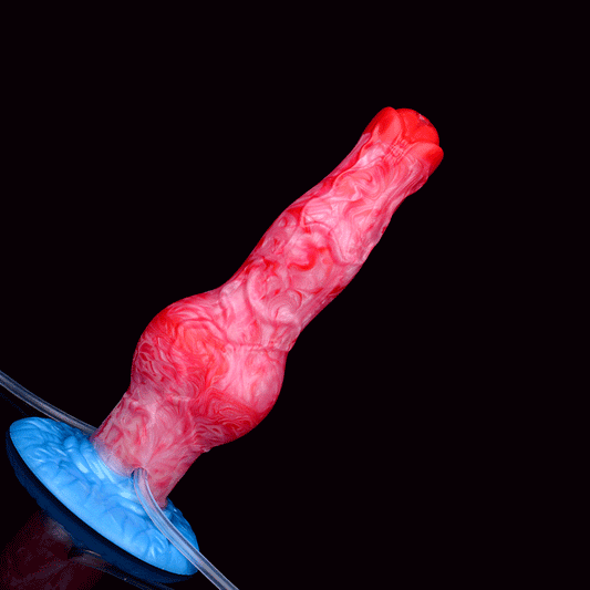 Mythical Stimulation with Cerberus Inflatable Dildo