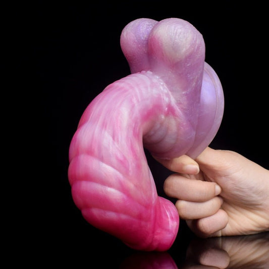 Sakura Dragon Dildo with Spiral Shaft – Fantasy G-Spot Stimulator - BeastGasm