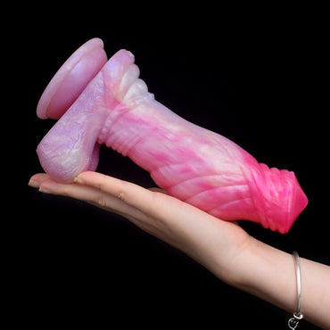 Sakura Dragon Dildo with Spiral Shaft – Fantasy G-Spot Stimulator - BeastGasm
