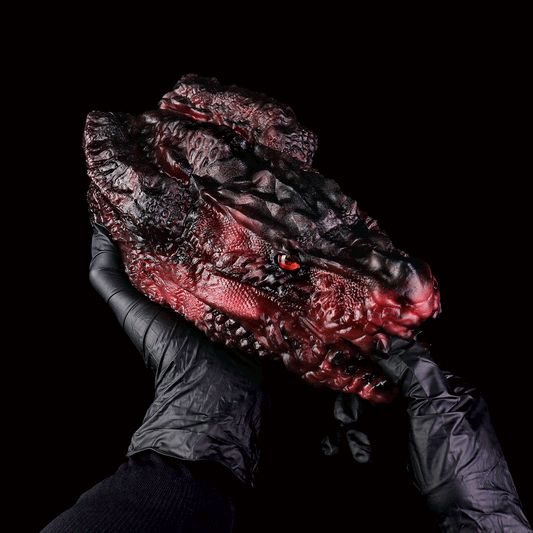 Pyrothrax Dragon Head Silicone Masturbator – Dark Fantasy 🐉🔥