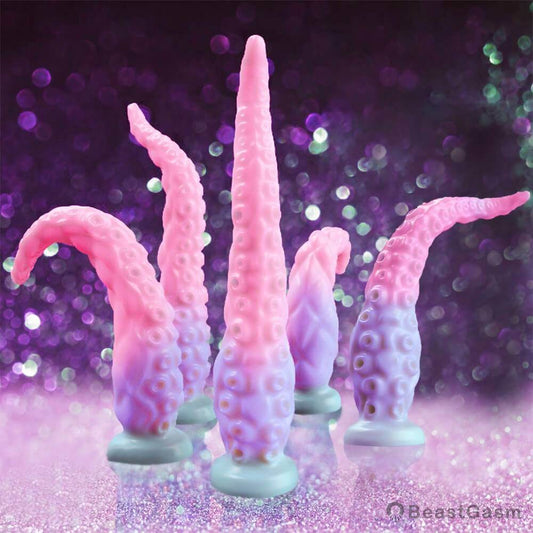 Fantasy Tentacle Dildo – Octo Touch Pink Alien Toy - BeastGasm