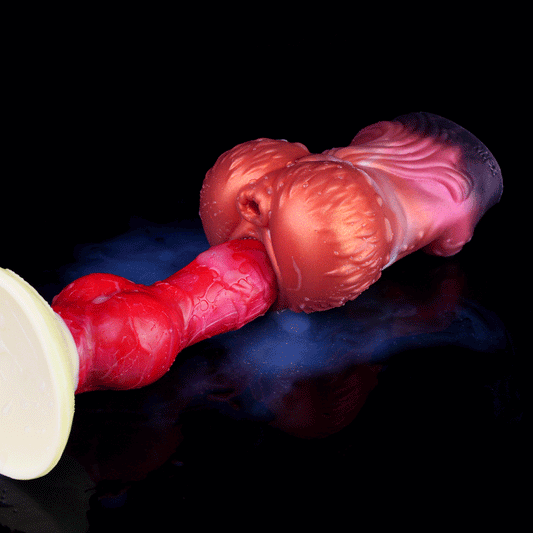 Twin Ember Clutch – Fiery Fantasy Dual-Hole Stroker for Men - BeastGasm