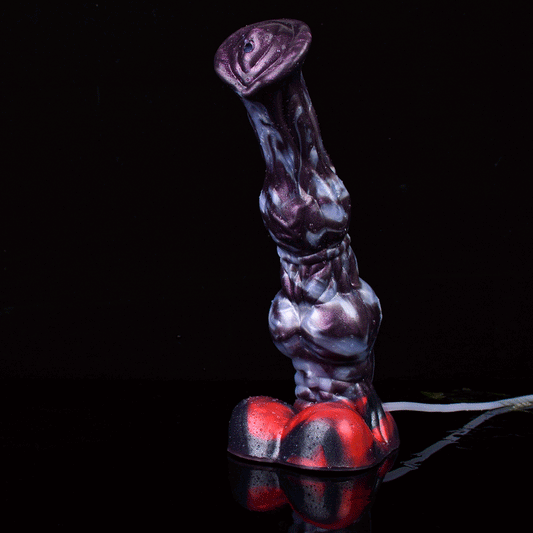 Dark Ice Monster Ejaculating Dildo - Zenyatta - BeastGasm