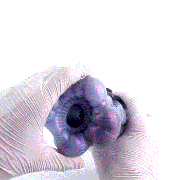 🦑 Alien Abyss Pocket Pussy – Iridescent Fantasy Silicone Stroker