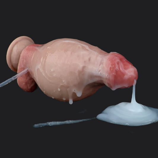 Realistic 6” Inflatable Dildo with Squirting – Titan Series - BeastGasm