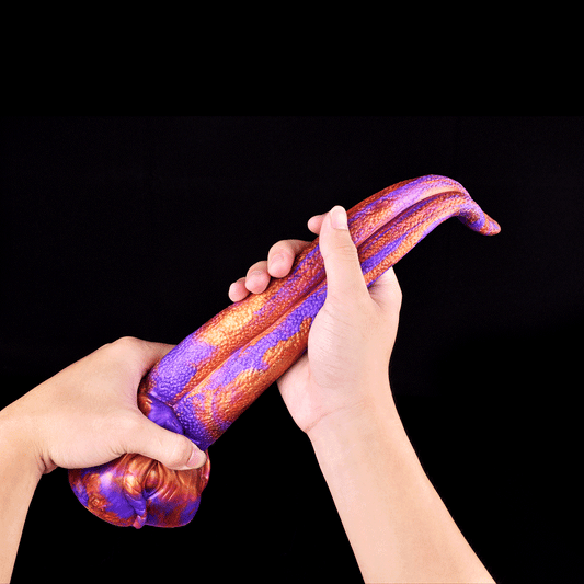 Demon Tongue Dildo – Large Textured Fantasy Dildo for Deep Play - BeastGasm