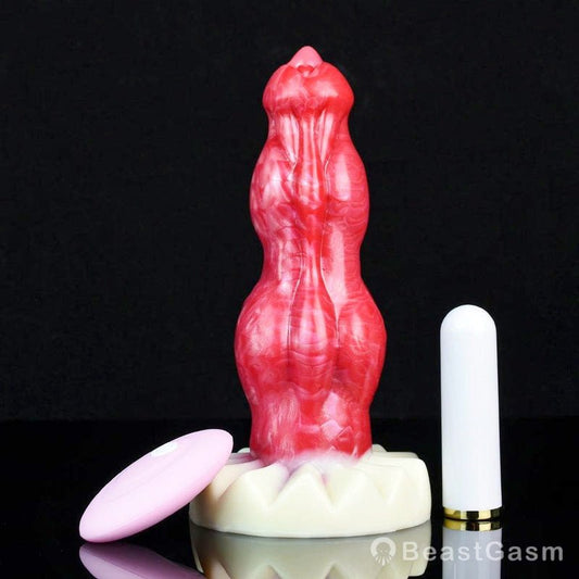 7 - Inch Dante Double Knot Werewolf Vibrator - BeastGasm