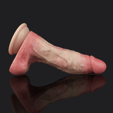 Cyrus Veined 7.5 Inch Dildo – Medium-Size Silicone Fantasy - BeastGasm