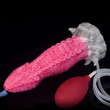 🐙 8.4” Giganteus Ejaculating Tentacle Dildo – Squirting Monster Fantasy - BeastGasm