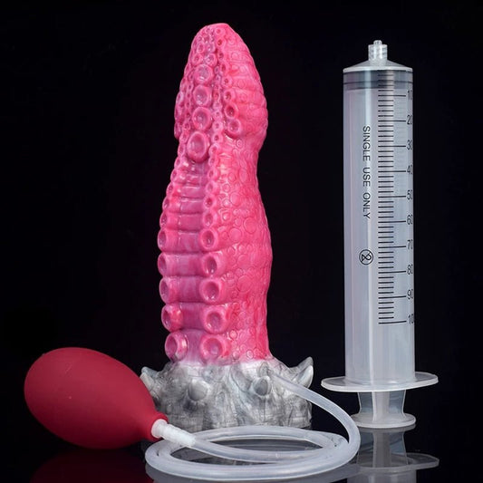 🐙 8.4” Giganteus Ejaculating Tentacle Dildo – Squirting Monster Fantasy - BeastGasm