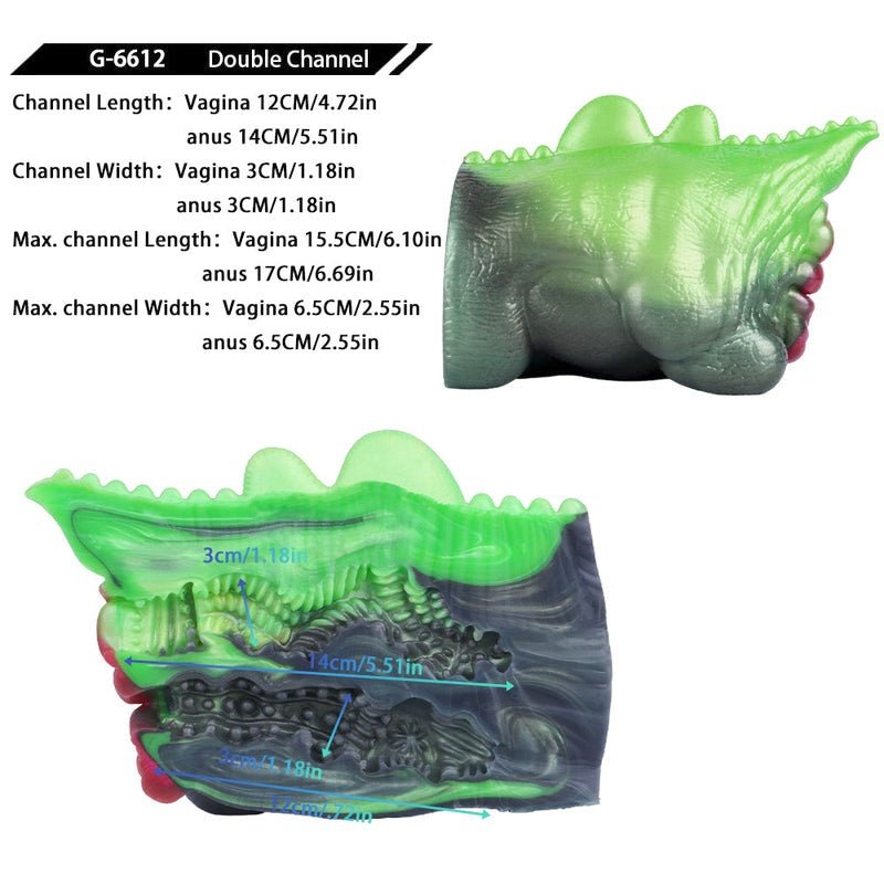 Wyvern Mini Sex Doll – Silicone Fantasy Pocket Pussy Masturbator - BeastGasm