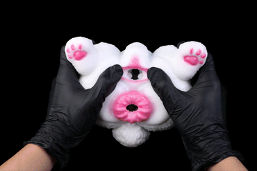 🐰 Snow Bunny Dual Channel Fantasy Masturbator - BeastGasm