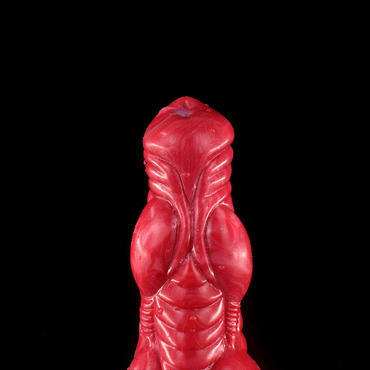 👽 Sadalas - 7.5” Alien Knot Dildo with Cum Tube & Suction Cup - BeastGasm