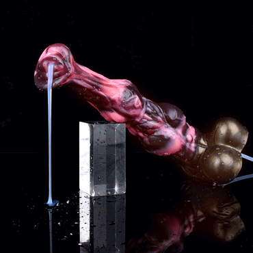 🐎 10.2-Inch Filipe - Squirting Horse Dildo with Large Knot - BeastGasm