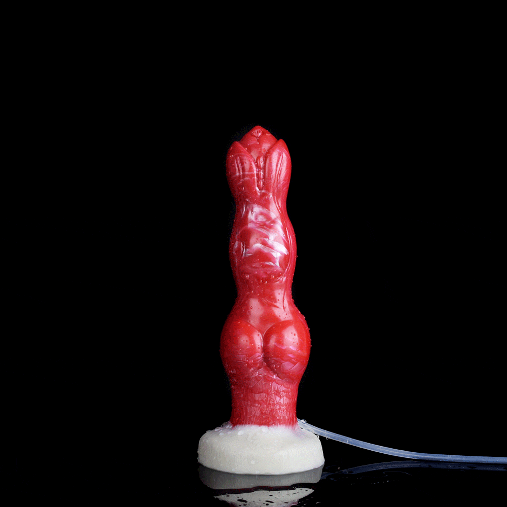 🐕 Realistic Ejaculating Dog Dildo – Thick Knot & Customizable Fun - BeastGasm