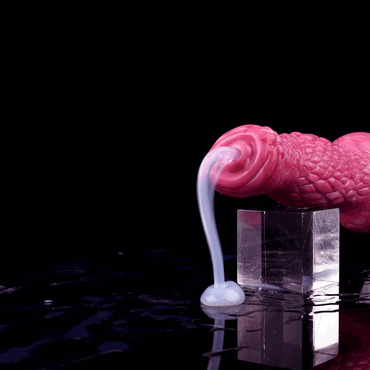 8.6” Knotted Squirting Dog Dildo – Waterproof & Suction Base - BeastGasm