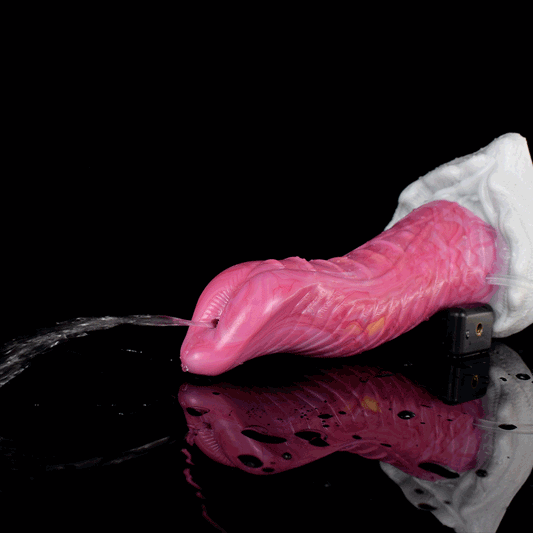 🐙 8.6-Inch Kraken - Ejaculating Tentacle Dildo with Suction Cup & Curve - BeastGasm