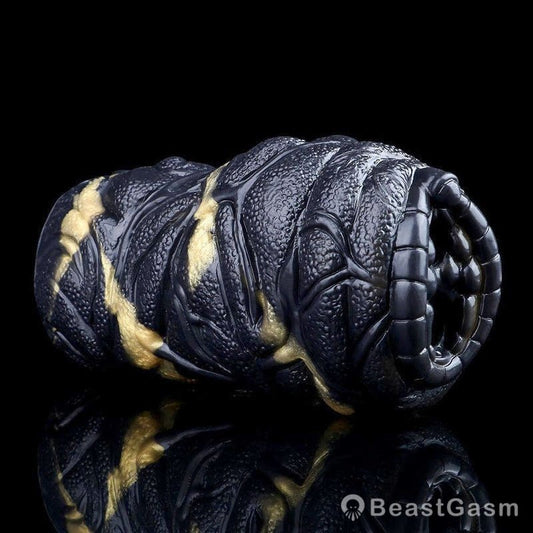 Abyssal Serpent Vibrating Animal Masturbator – Dual Hole Stroker - BeastGasm