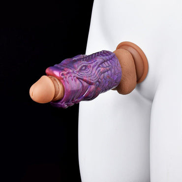 Aine - Open - Ended Dragon Cock Sleeve for Ultimate Pleasure - BeastGasm