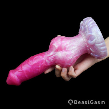 🐕 Azur 9.5” Realistic Dog Dildo – Knotted Canine with Huge Knot - BeastGasm