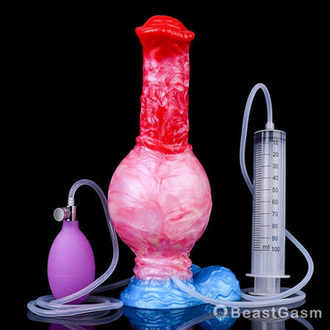 BeastGasm Inflatable Horse Dildo – Realistic Squirting Pleasure - BeastGasm