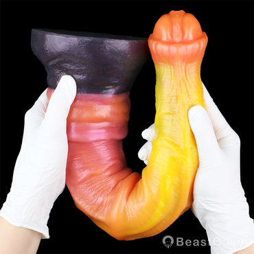 🐎 Blaze Horse Fantasy Dildo – Thick Knot, Hardcore Stretch - BeastGasm