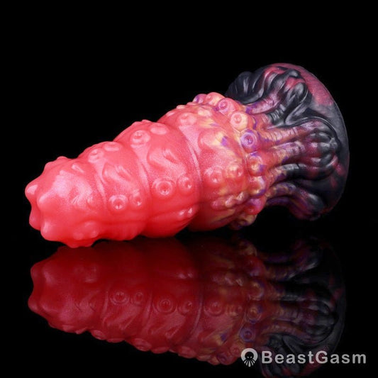 Blood - Iridescent Tentacle Anal Plug – Octopus Fantasy Dildo BeastGasm - BeastGasm