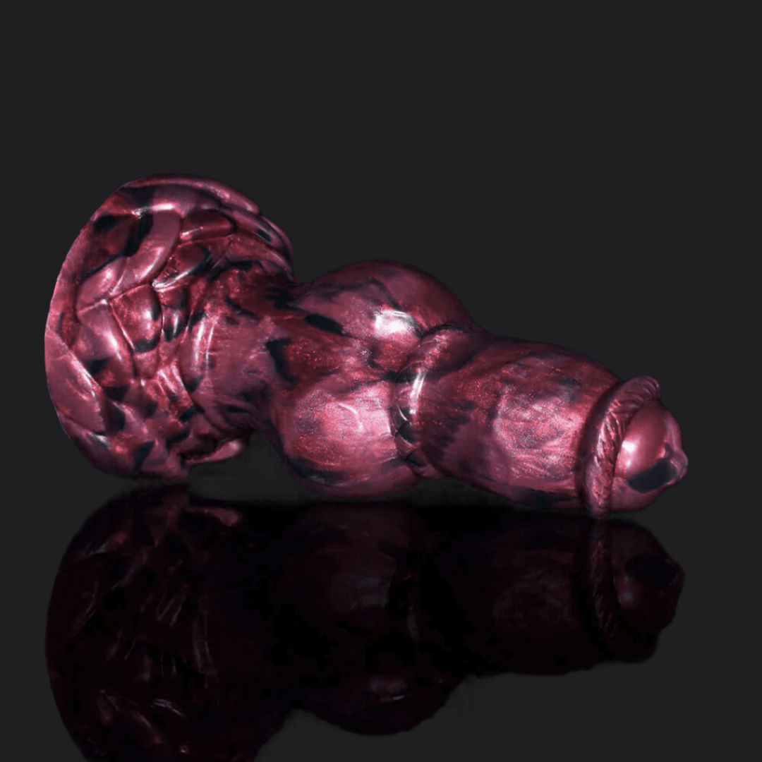 Canine Dildo with Thicc Knot for Pup Play Fun - BeastGasm