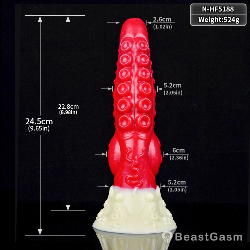 🐙 Chaos Monster Dildo - Slimy Tentacle Fantasy Ride - BeastGasm