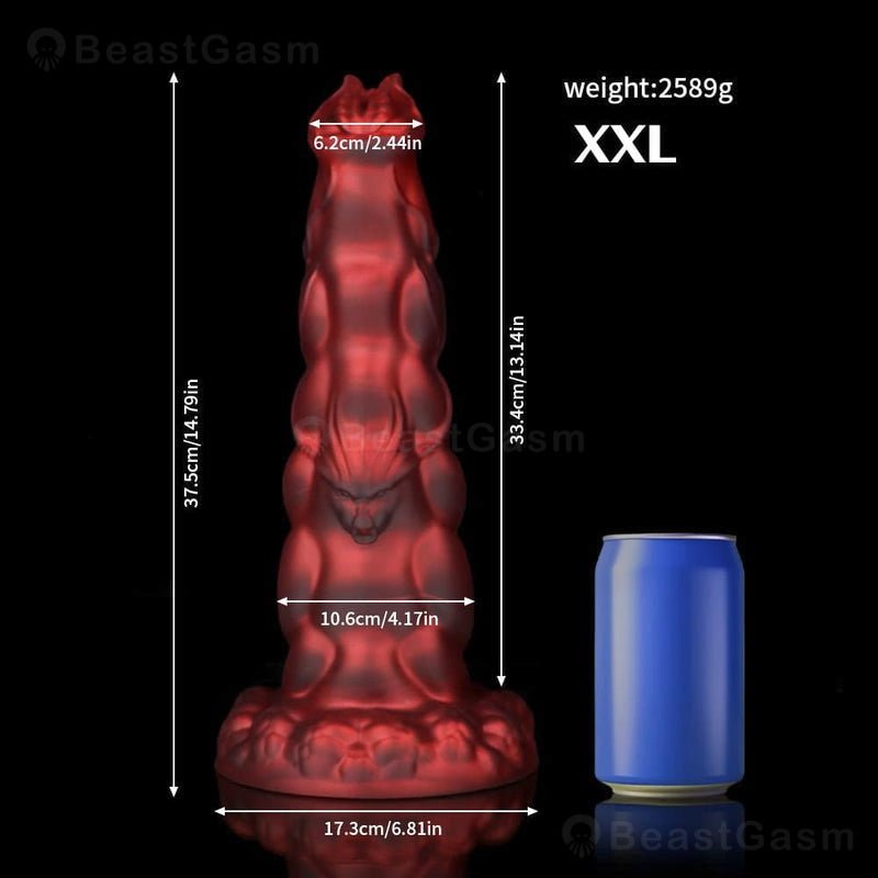 Crimson Knot Dildo – Sphinx - Inspired Fantasy Pleasure - BeastGasm