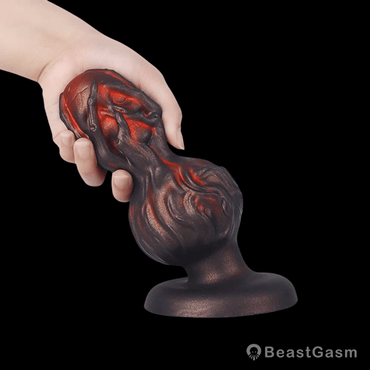 Crimson Skull Anal Plug – Gothic Design & Suction | Talon Series - BeastGasm