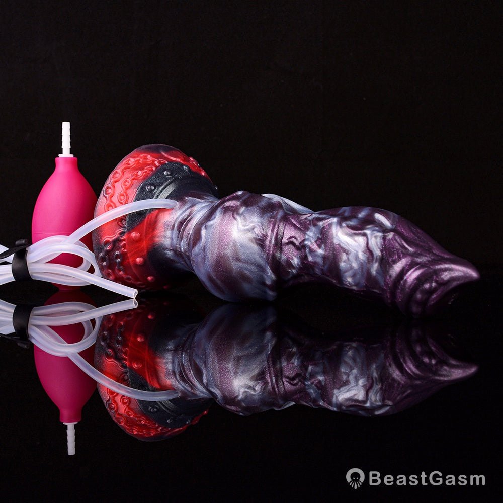 Dark Ice Monster Ejaculating Dildo - Barbegazi - BeastGasm