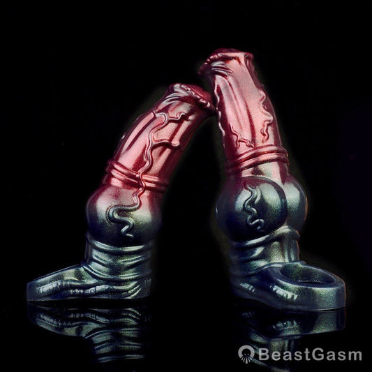 Dark Stallion Fantasy Knot Penis Sleeve – Thick & Textured 🐎🔥 - BeastGasm