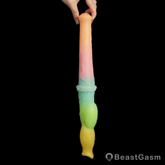 Double Ended Knotted Fantasy Dildo – Sorbet Kyle & Lane - BeastGasm