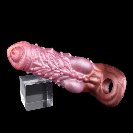 Enhance Pleasure with Wulfgar Ribbed Dog Sleeve - BeastGasm