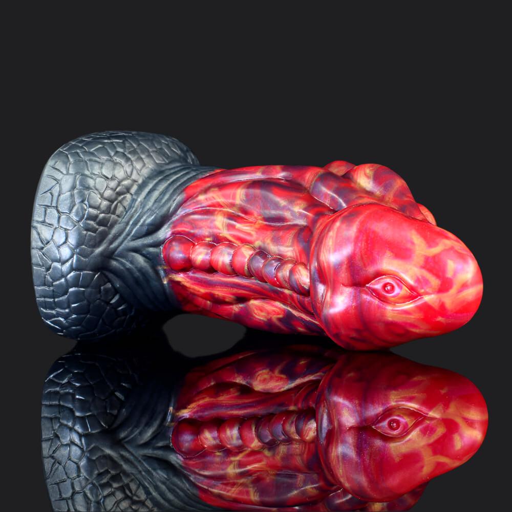 Fire Dragon Dildo: Thick, Bold, and Ready! - BeastGasm