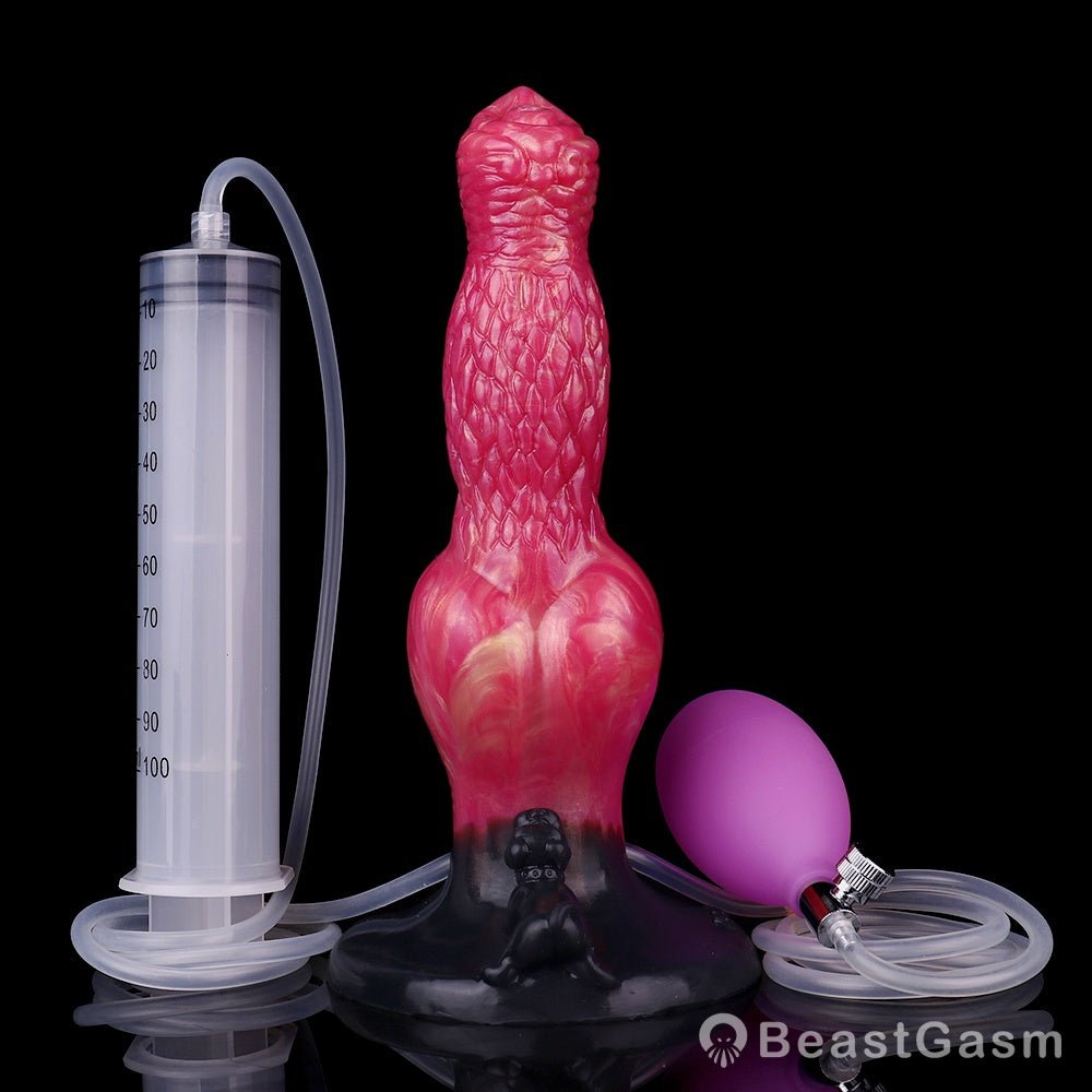 Ironjaw Bulldog Inflatable Dildo: Power Beast Grip 🐶 - BeastGasm