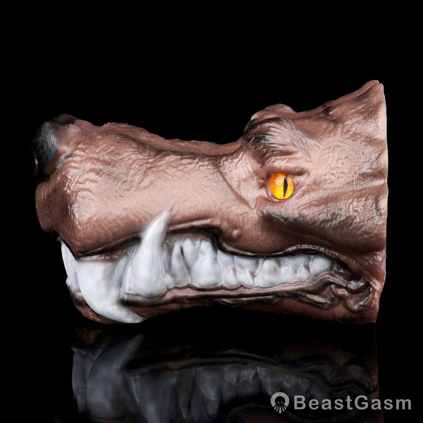🐺 Jackal Dune: Feral Fantasy Wolf Head Stroker - BeastGasm