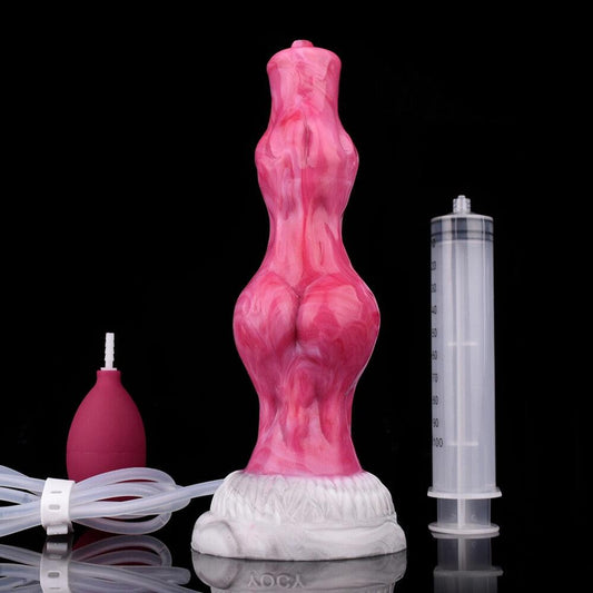 Kiba Squirting Werewolf Dildo – Knot Design, Fantasy Fun - BeastGasm