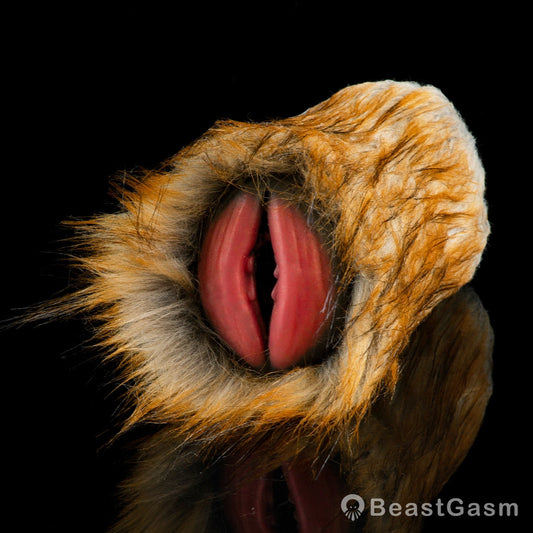🦁 Lioness Fury Pocket Pussy | Removable Fur Male Masturbator - BeastGasm