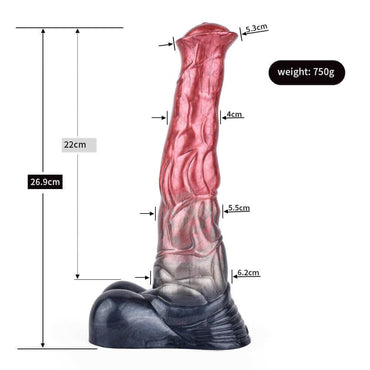 Metallic Red Horse Dildo – Sunday Silence Ride - BeastGasm