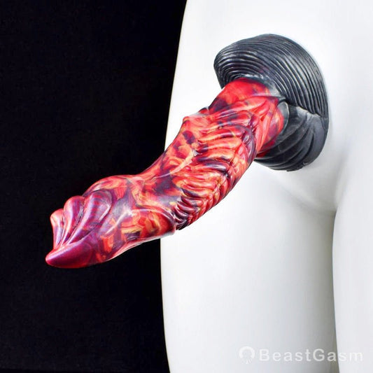 👾 🐲 MILLER Fantasy Dildo – Ribbed Dragon Dildo for Deep Play - BeastGasm