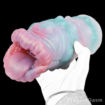 👅 Monster Oral Sex Pocket Pussy: Realistic Big Mouth Massager - BeastGasm
