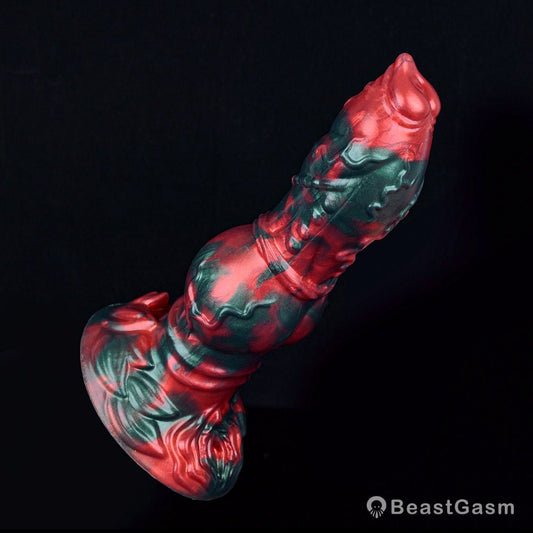 Mythical Knotted Dildo – Chamrosh Avian Canine Fantasy Toy - BeastGasm
