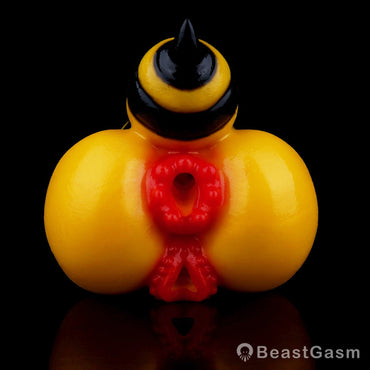 🐝 Queen Bee Fantasy Pocket Pussy | Dual-Channel Masturbator - BeastGasm