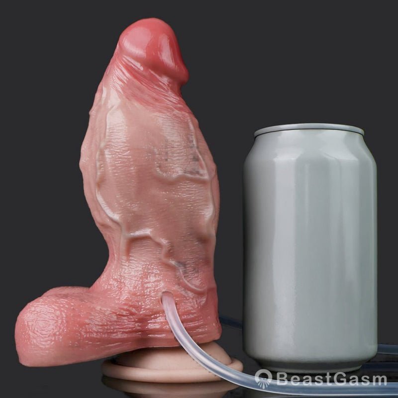 Realistic 6” Inflatable Squirting Dildo – Caesar by BeastGasm - BeastGasm
